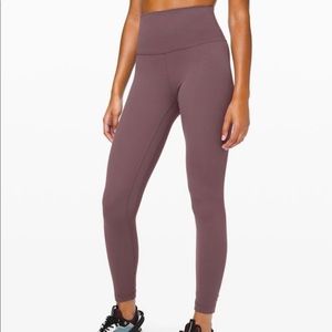 Dusty pink lululemon aligns! Size 6!